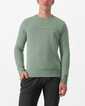 CASTELLI jersey - LOGO SWEATSHIRT - verde claro