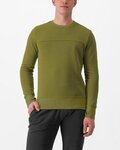 CASTELLI jersey - LOGO SWEATSHIRT - verde