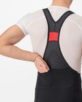 CASTELLI pantalones cortos de tirantes - UNLIMITED THERMAL - negro