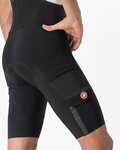CASTELLI pantalones cortos de tirantes - UNLIMITED THERMAL - negro