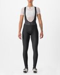 CASTELLI pantalones largos con tirantes - ENTRATA W - negro