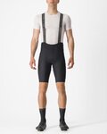CASTELLI pantalones cortos de tirantes - ESPRESSO - negro