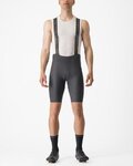 CASTELLI pantalones cortos de tirantes - ESPRESSO - gris