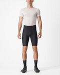 CASTELLI pantalones cortos sin tirantes - ESPRESSO - negro