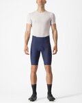 CASTELLI pantalones cortos sin tirantes - ESPRESSO - azul