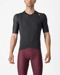 CASTELLI jersey de manga corta - ESPRESSO - antracita