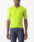 CASTELLI jersey de manga corta - ESPRESSO - amarillo