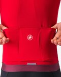 CASTELLI jersey de manga corta - ESPRESSO - rojo
