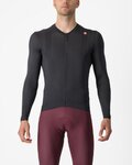 CASTELLI maillot de verano de manga larga - ESPRESSO - antracita