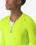 CASTELLI maillot de verano de manga larga - ESPRESSO - amarillo