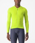 CASTELLI maillot de verano de manga larga - ESPRESSO - amarillo