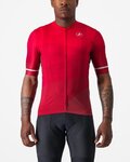 CASTELLI jersey de manga corta - ORIZZONTE - rojo