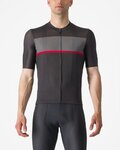 CASTELLI jersey de manga corta - TRADIZIONE - antracita
