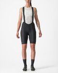 CASTELLI pantalones cortos de tirantes - ESPRESSO W DT - negro