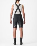 CASTELLI pantalones cortos de tirantes - ESPRESSO W DT - negro