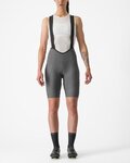 CASTELLI pantalones cortos de tirantes - ESPRESSO W DT - gris