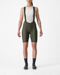 CASTELLI pantalones cortos de tirantes - ESPRESSO W DT - verde