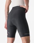 CASTELLI pantalones cortos sin tirantes - ESPRESSO W - negro