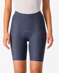 CASTELLI pantalones cortos sin tirantes - ESPRESSO W - azul