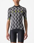 CASTELLI jersey de manga corta - DIMENSIONE - negro/blanco