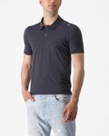 CASTELLI camiseta polo - MERINO POLO - antracita