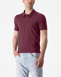 CASTELLI camiseta polo - MERINO POLO - granate