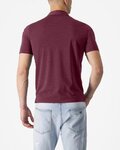 CASTELLI camiseta polo - MERINO POLO - granate