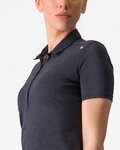 CASTELLI camiseta polo - MERINO W POLO - negro