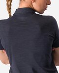 CASTELLI camiseta polo - MERINO W POLO - negro