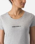 CASTELLI Camiseta de manga corta - CLASSICO W - gris