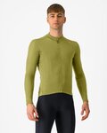 CASTELLI maillot de invierno de manga larga - ESPRESSO THERMAL - verde