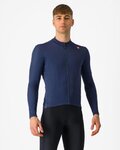 CASTELLI maillot de invierno de manga larga - ESPRESSO THERMAL - azul