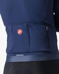 CASTELLI maillot de invierno de manga larga - ESPRESSO THERMAL - azul
