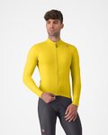 CASTELLI maillot de invierno de manga larga - ESPRESSO THERMAL - amarillo
