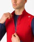 CASTELLI chaleco - ESPRESSO VEST - rojo