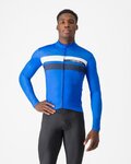CASTELLI maillot de invierno de manga larga - LINEARE - azul