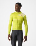 CASTELLI maillot de invierno de manga larga - COLLAPSE JRS - amarillo