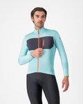 CASTELLI maillot de invierno de manga larga - UNLIMITED TRAIL 2 - azul claro