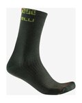 CASTELLI calcetines clásicos - BANDITO MERINO 18 - verde