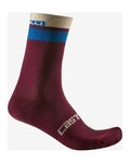 CASTELLI calcetines clásicos - GARA THERMAL 18 - granate