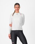 CASTELLI maillot de invierno de manga larga - ESPRESSO THERMAL W - blanco