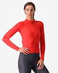 CASTELLI maillot de invierno de manga larga - ESPRESSO THERMAL W - naranja