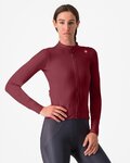 CASTELLI maillot de invierno de manga larga - ESPRESSO THERMAL W - granate
