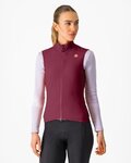 CASTELLI chaleco - ESPRESSO W - granate