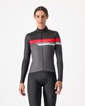 CASTELLI maillot de invierno de manga larga - TORNARE - gris