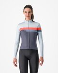 CASTELLI maillot de invierno de manga larga - TORNARE - azul