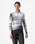 CASTELLI maillot de invierno de manga larga - PHASE - blanco/negro