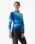 CASTELLI maillot de invierno de manga larga - PHASE - multicolor/azul