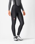 CASTELLI pantalones largos con tirantes - ESPRESSO DT W - negro