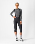 CASTELLI Pantalón 3/4 con tirantes - ENTRATA W - negro